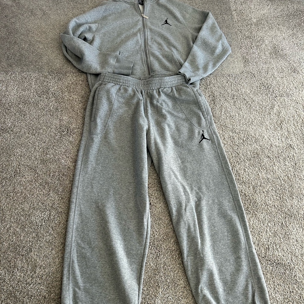 Gray Jordan Sweatsuit